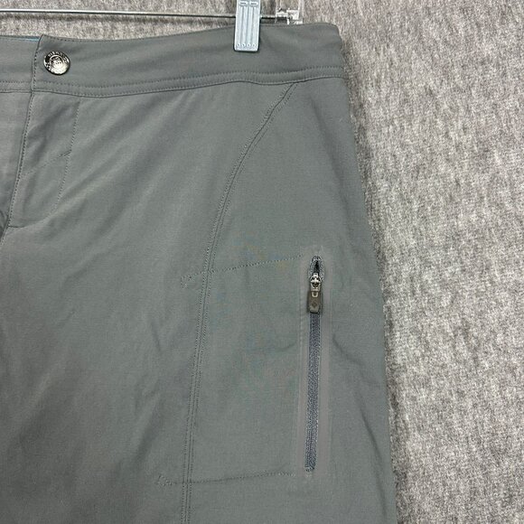 Columbia Womens Size 10 Omni-Shield Lined Tennis Skort Gray Zip Pocket - Picture 3 of 11